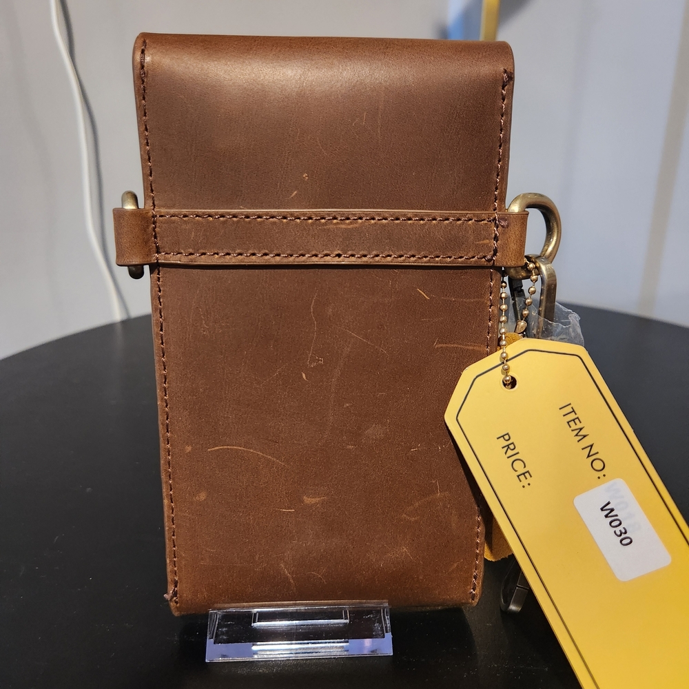 Brown Leather Crossbody Bag - Picture 2 of 3